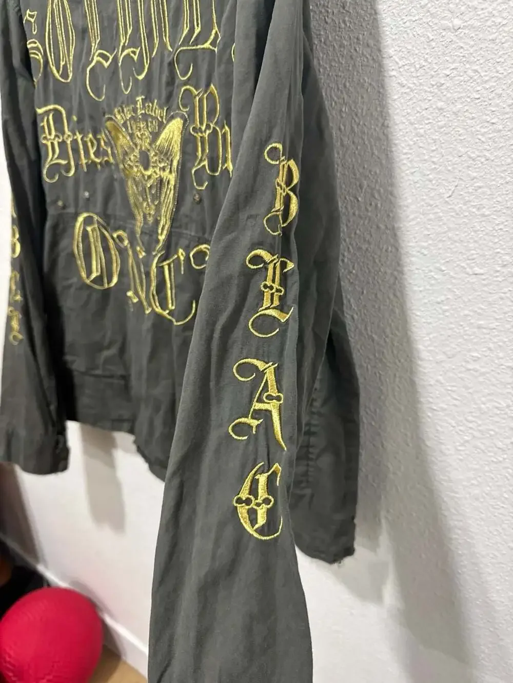 Blac Label 1968 Embroidered Military Field Jacket Grey